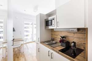 Vollmöbliertes 1 Zimmer Apartment in München-Riem nähe Messe - "Sorglos-Rundum-Paket" – Willy-Brandt-Allee 14, 81829 Messestadt Riem, München – Vorschaubild 2