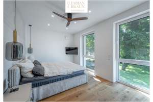 Exklusiv saniertes Einfamilienhaus, 7 Zi, Pool, FBH, 2 Bäder, Parkett, Gäste-WC, EBK, PV-Anlage – Die vollständige Adresse der Immobilie erhältst du vom Anbieter., 90482 Laufamholz, Nürnberg – Vorschaubild 9