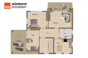 Zweifamilienhaus mit Potential und Ausbaureserve – Die vollständige Adresse der Immobilie erhältst du vom Anbieter., 88074 Meckenbeuren – Vorschaubild 17