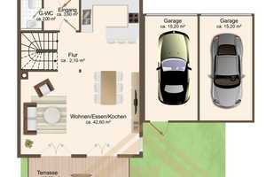 Wunderschöne Neubau-Doppelhaushälfte in Vaterstetten bei München in Aufbereitung für Sie! Haus 3 – Ebersberg (Kreis) – Vorschaubild 2