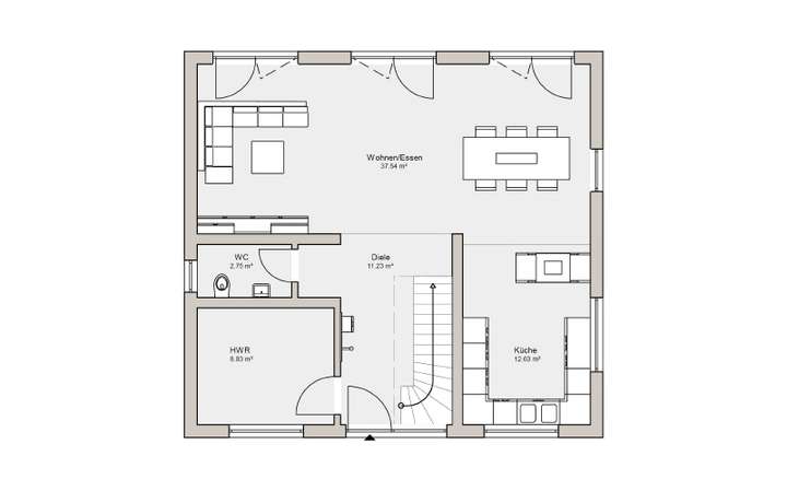 Grundriss Erdgeschoss