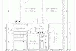 3-Raum-Wohnung mit Balkon im Zentrum – Gustav-Freytag-Str. 22, 9111 Zentrum, Chemnitz – Vorschaubild 2