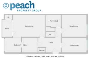 +++ Tolle Familienwohnung FRISCH renoviert +++ GRUNDRISS – Möhlenkampstraße 4, 47139 Beeck, Duisburg – Vorschaubild 16