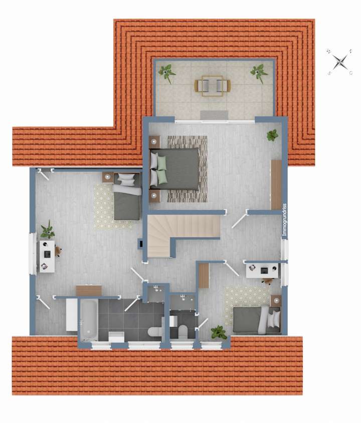 Grundriss Dachgeschoss