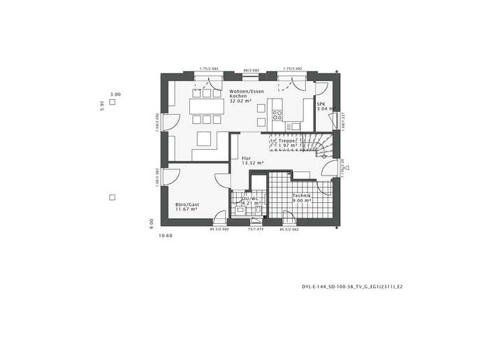 Daylight-E-144 Entwurf 2 EG