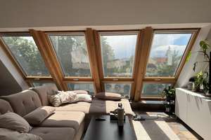 Lichtdurchflutete Dachgeschosswohnung mit Klimaanlage, Balkon und Nutzfläche  – Hardenbergstraße 10b, 86165 Lechhausen-Ost, Augsburg – Vorschaubild 3