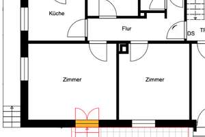 Vermietete 2‑Zimmer‑Wohnung mit Entwicklungspotenzial – Die vollständige Adresse der Immobilie erhältst du vom Anbieter., 70188 Uhlandshöhe, Stuttgart – Vorschaubild 4