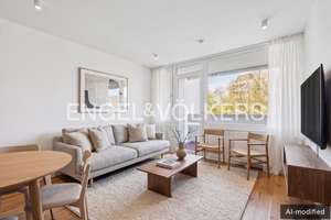 Attraktive Ein-Zimmer-Wohnung mit Skylineblick in Frankfurt-Sachsenhausen