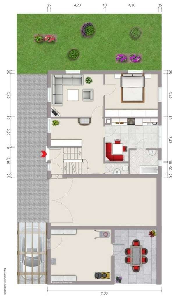 Immobilie in Walheim - Charmantes Einfamilienhaus mit großzügiger Scheune in Walheim - Bild 2