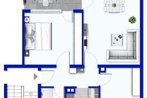 Vermietete 3-Zimmer-Wohnung mit Balkon und Garage – Die vollständige Adresse der Immobilie erhältst du vom Anbieter., 51375 Schlebusch, Leverkusen – Vorschaubild 4
