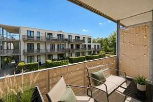 Single KUBOX-Apartment mit Einbauküche und Balkon in Uninähe