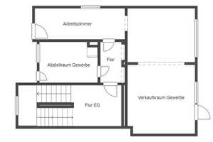 Kleines Wohn- und Geschäftshaus voll vermietet mit Garten und großer Garage – Meißen (Kreis) – Vorschaubild 16