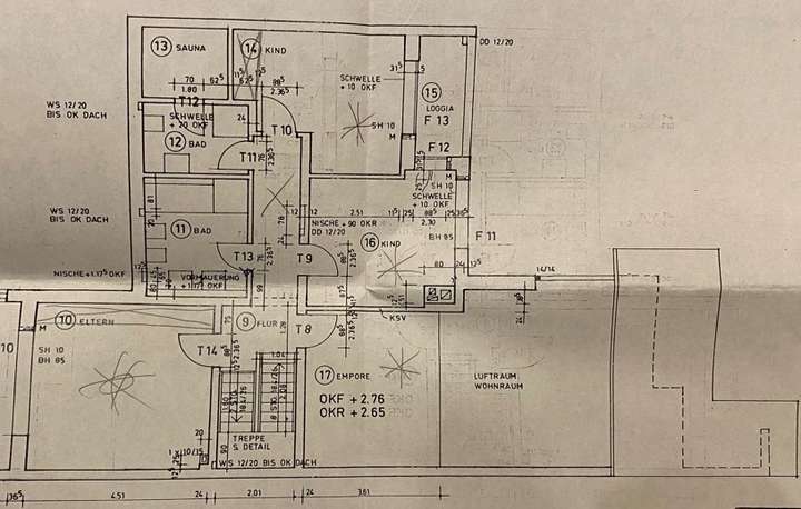 Grundriss Obergeschoß