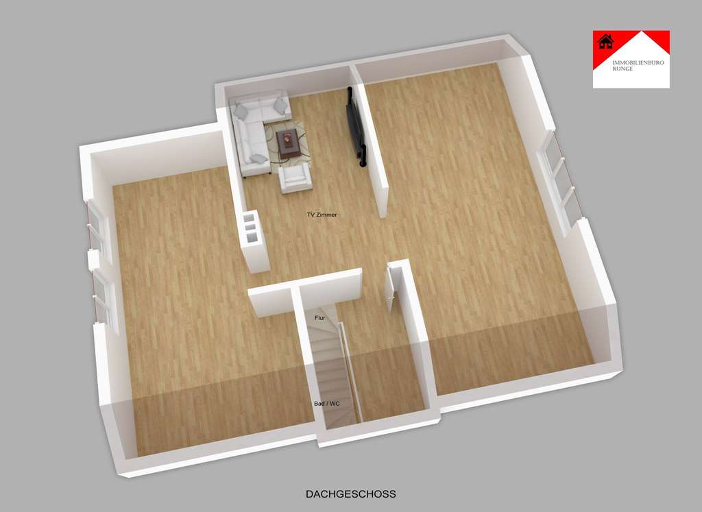 Immobilie in Bückeburg - Gemütliches Einfamilienhaus mit Vollkeller in bevorzugter Wohnlage von Bückeburg - Bild 3