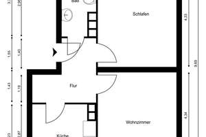 IMMORath.de - 2-Zimmer-Wohnung in Top-Lage / WG-geeignet – 79104 Neuburg, Freiburg im Breisgau – Vorschaubild 9