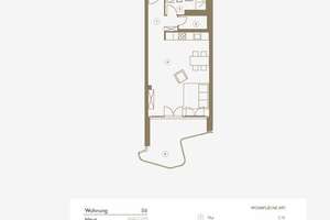 Wohnung Nr.56: Helle 1-Zimmer-Wohnung mit großzügigem, überdachten Balkon – zusätzlicher Wohnkomfort – Wagenbauerstraße 2, 81677 Parkstadt, München – Vorschaubild 8