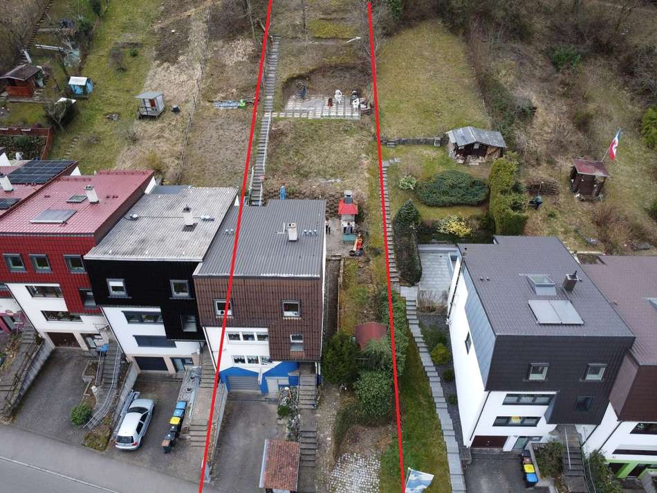 Grundstück v. oben