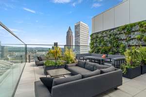 Eden Tower 23: Furnished Apartment | 14 Floor | Gym, Rooftop & 24/7 Concierge – Europa-Allee 11, 60327 Gallus, Frankfurt am Main – Vorschaubild 38