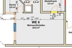 Selbst einziehen, aktuell Vermietet, renoviert, 540€/Monat, Apartment, ca. 40m², 1,5 ZKB, inkl. EBK. – 67067 Maudach, Ludwigshafen am Rhein – Vorschaubild 17