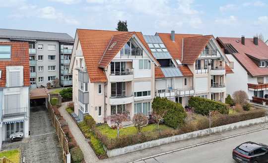 Helle und gepflegte 3-Zimmer-Wohnung in beliebter Lage von Friedrichshafen mit Seeblick