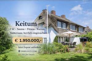 Keitum-Lux. Endhaus mit Einzelhaus-Charakter im Privatweg