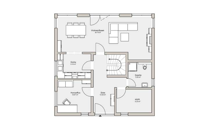 Grundriss Erdgeschoss