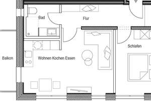 NEUBAU Effizienzhaus 40 - hochwertige 2-Zimmer Wohnung mit Balkon & Domblick in Regensburg-Steinweg – Alte Nürnberger Straße 57, 93059 Steinweg-Pfaffenstein, Regensburg – Vorschaubild 7