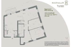 Neubau mit Aufzug: Traumhafte Endetage mit Balkon und 32 m² Dachgarten (courtagefrei!) – Bogenallee 8, 20144 Harvestehude, Hamburg – Vorschaubild 18