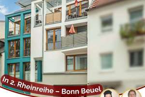 Am Rhein: Maisonette mit 2 Balkonen und Stellplatz