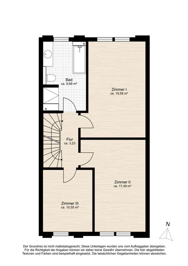 Grundriss Obergeschoss