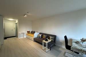 KERNSANIERTE EINZIMMERWOHNUNG MIT HOCHWERTIGEM BAD & KÜCHE IN BOGENHAUSEN – Fritz-Meyer-Weg 55, 81925 Oberföhring, München – Vorschaubild 3