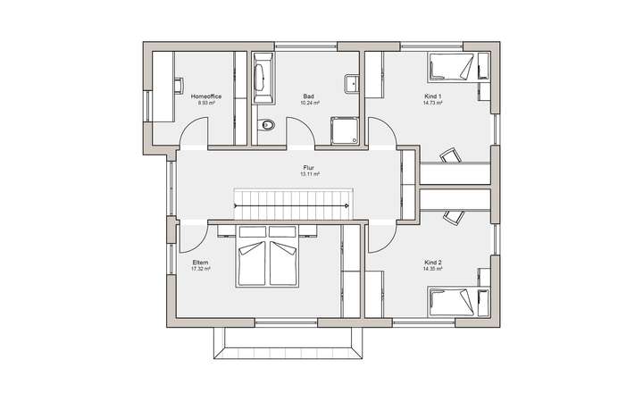 Grundriss Dachgeschoss