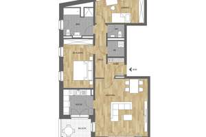 Attrkative 3-Zimmer Whg. inkl. Tiefgaragenstellplatz – Glasgowring 85, 49090 Atter, Osnabrück – Vorschaubild 6