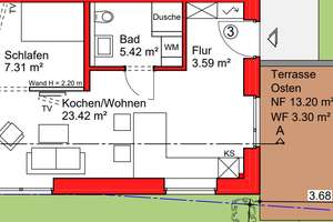 Kleine Erdgeschosswohnung zu vermieten! – 26121 Ehnernviertel, Oldenburg (Oldenburg) – Vorschaubild 6