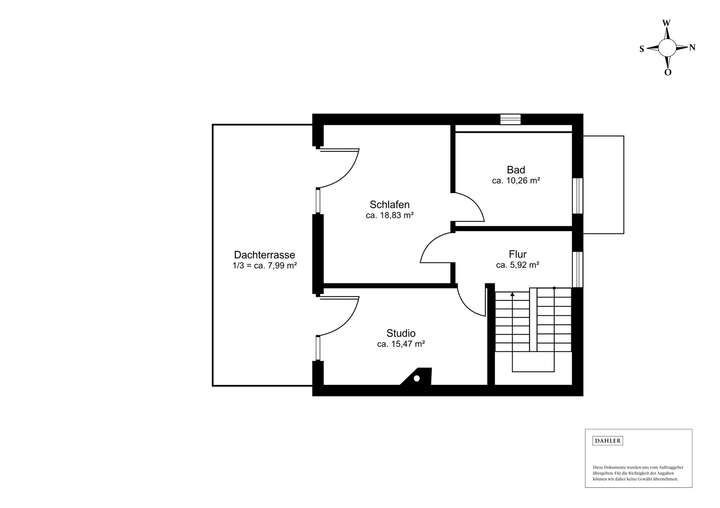 Obergeschoss mit Masterbedroom