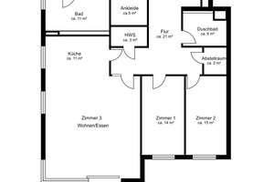 Zwischen Elbe und Grün: Moderne, stilvolle 4-Zimmer-Wohnung in der Elbchaussee – Die vollständige Adresse der Immobilie erhältst du vom Anbieter., 22605 Othmarschen, Hamburg – Vorschaubild 10