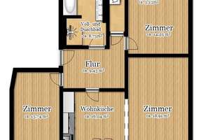 Stilvolles modernes Zuhause im Jugendstil mit 3 Zimmern im Generalsviertel – Die vollständige Adresse der Immobilie erhältst du vom Anbieter., 20253 Hoheluft-West, Hamburg – Vorschaubild 18