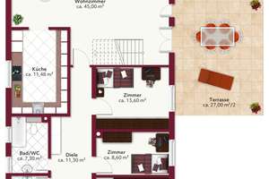 Großes Mehrfamilienhaus, Pool u. Doppelgarage, gepflegt, teilrenoviert – Hochlandstraße 27, 80995 Feldmoching, München – Vorschaubild 36