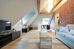 MÖBLIERT - LOFT STYLE - Gemütliche Dachgeschosswohnung – Die vollständige Adresse der Immobilie erhältst du vom Anbieter., 70184 Bopser, Stuttgart – Vorschaubild 3