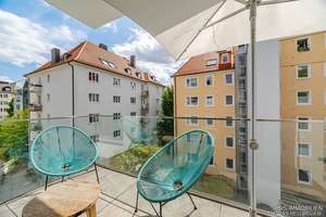 Seltene Gelegenheit: Chice Architekturwohnung in der begehrten Ainmillerstraße in München-Schwabing