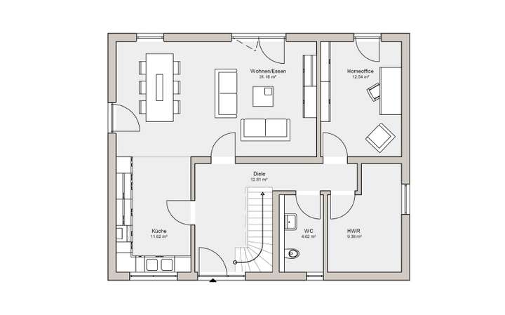 Grundriss Erdgeschoss