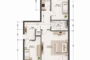 PROVISIONSFREI | Erstbezug nach Sanierung: 3-Zimmer-Wohnung mit 2 Balkonen & Tiefgaragenstellplatz – Die vollständige Adresse der Immobilie erhältst du vom Anbieter., 22047 Tonndorf, Hamburg – Vorschaubild 25