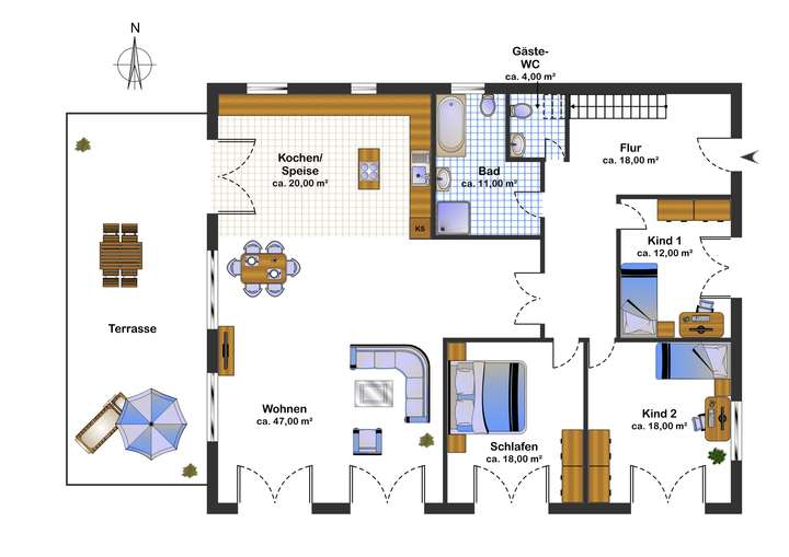 Möglicher Neubau EG
