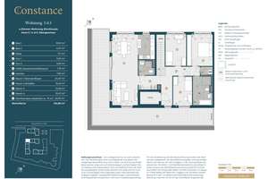 Constance: Penthouse mit bulthaup b3 Premiumküche und herrliche Dachterrasse (32 m²) – Poppelsdorfer Allee 27-29, 53115 Südstadt, Bonn – Vorschaubild 3