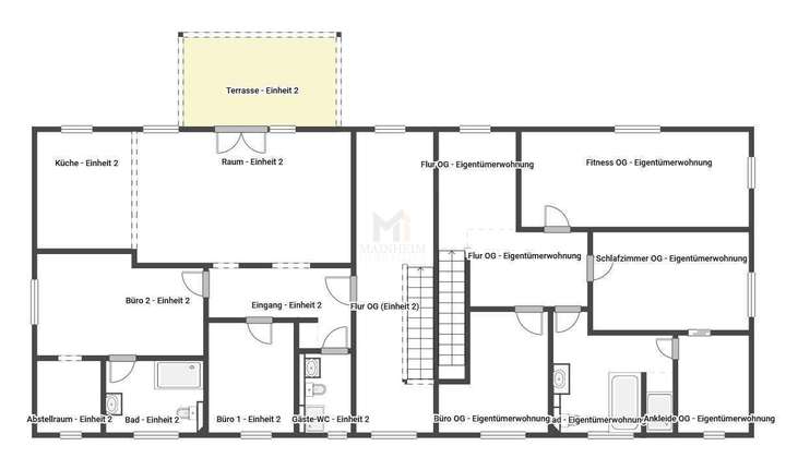 Grundriss Obergeschoss