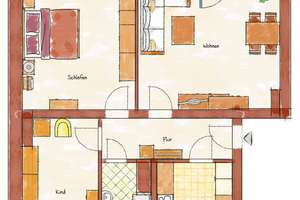 3-Raum-Wohnung in toller Wohnlage mit Balkon – Klingerstraße 35, 9117 Siegmar, Chemnitz – Vorschaubild 2