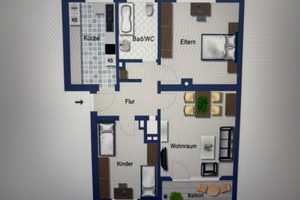 Schöne 3-Zimmer-Wohnung mit Balkon in Bonn Friesdorf – Bonn – Vorschaubild 8