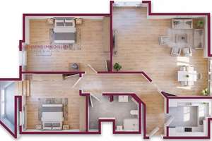 Renovierte 3-Raumwohnung mit Balkon und Stellplatz in Leipzig / Schleußig - sofort verfügbar! – Stieglitzstraße 83, 4229 Schleußig, Leipzig – Vorschaubild 2