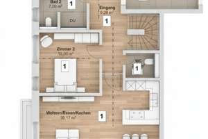 Hausgefühl am Hirschpark: Garten-Maisonette mit Terrasse und ca. 160 m² Gartenanteil – Die vollständige Adresse der Immobilie erhältst du vom Anbieter., 22609 Nienstedten, Hamburg – Vorschaubild 16