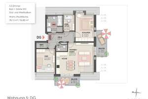 W05 Großzügiges Penthouse – Pulverturmstraße 58, 80935 Lerchenau-Ost, München – Vorschaubild 14